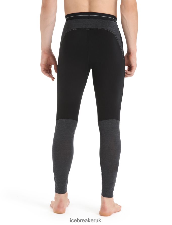 Icebreaker Men 125 ZoneKnit Merino Thermal Leggings Z04NXR169 Clothing Black/Jet Heather - Image 2
