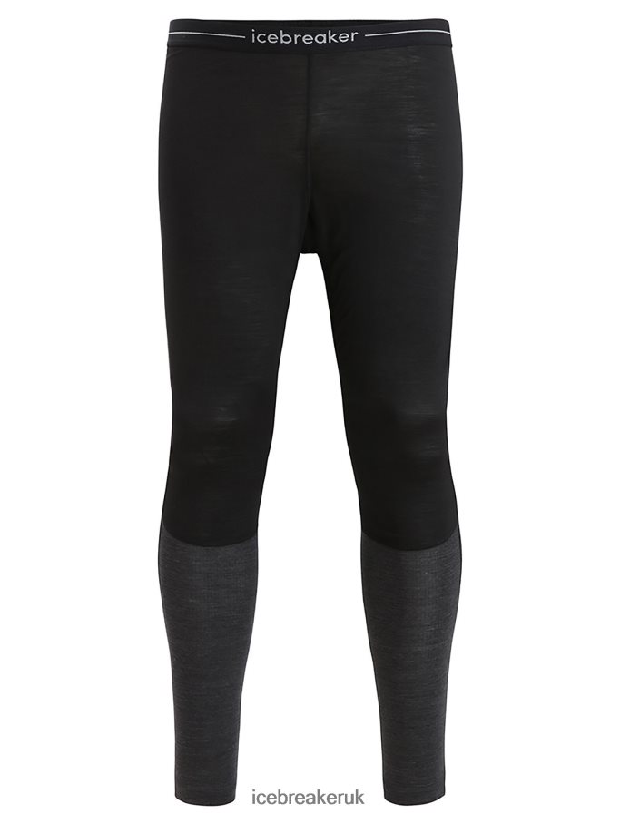Icebreaker Men 125 ZoneKnit Merino Thermal Leggings Z04NXR169 Clothing Black/Jet Heather - Image 7