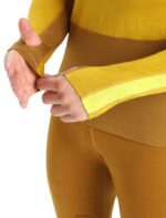 Icebreaker Men 200 ZoneKnit Merino Long Sleeve Crewe Thermal Top Z04NXR410 Clothing Silent Gold/Clove - Image 5