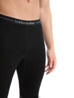 Icebreaker Men 200 ZoneKnit Merino Thermal Leggings Z04NXR183 Clothing Black/Jet Heather - Image 4