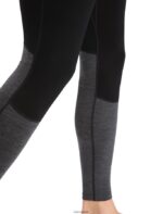 Icebreaker Men 200 ZoneKnit Merino Thermal Leggings Z04NXR183 Clothing Black/Jet Heather - Image 5