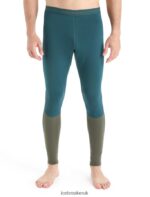 Icebreaker Men 200 ZoneKnit Merino Thermal Leggings Z04NXR184 Clothing Green Glory/Loden