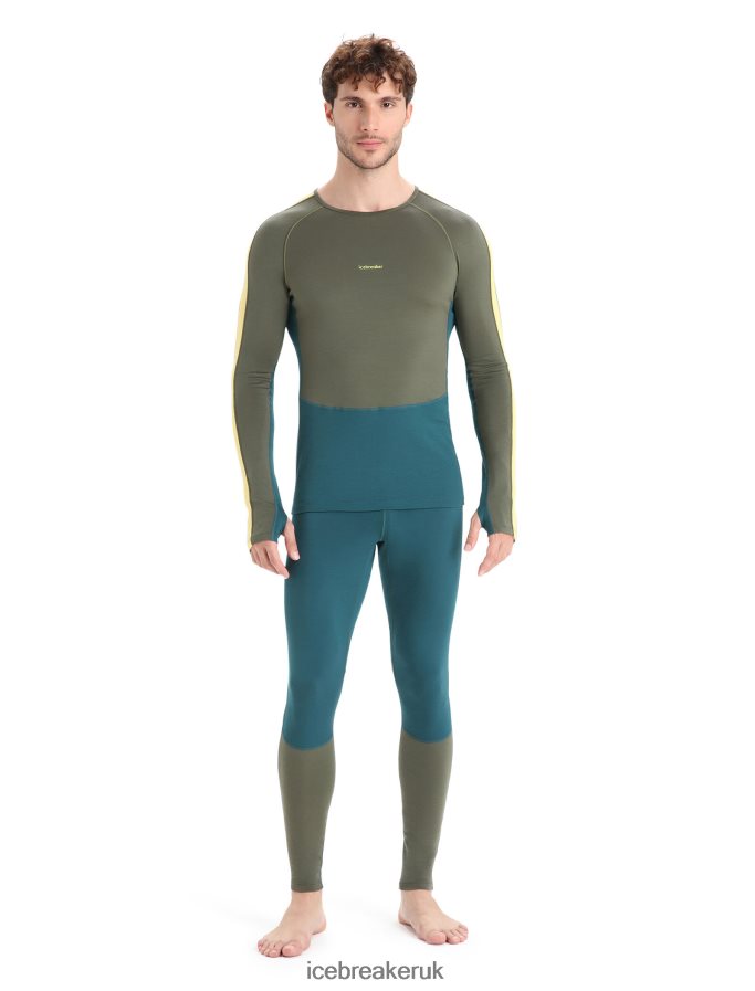 Icebreaker Men 200 ZoneKnit Merino Thermal Leggings Z04NXR184 Clothing Green Glory/Loden - Image 3