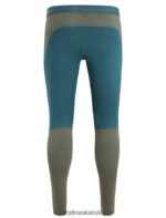 Icebreaker Men 200 ZoneKnit Merino Thermal Leggings Z04NXR184 Clothing Green Glory/Loden - Image 8