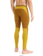 Icebreaker Men 200 ZoneKnit Merino Thermal Leggings Z04NXR431 Clothing Clove/Silent Gold - Image 2