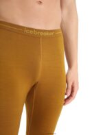 Icebreaker Men 200 ZoneKnit Merino Thermal Leggings Z04NXR431 Clothing Clove/Silent Gold - Image 4
