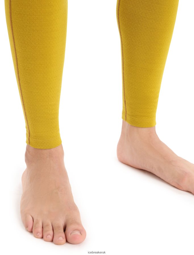 Icebreaker Men 200 ZoneKnit Merino Thermal Leggings Z04NXR431 Clothing Clove/Silent Gold - Image 5