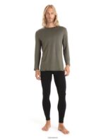 Icebreaker Men 300 MerinoFine Thermal Leggings Z04NXR174 Clothing Black - Image 3