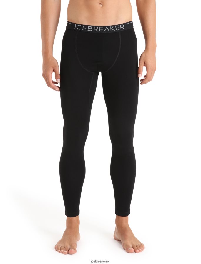 icebreaker_men_300_merinofine_thermal_leggings_z04nxr174_clothing_black.jpg Icebreaker Men 300 MerinoFine Thermal Leggings Z04NXR174 Clothing Black - Image 1