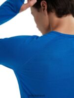 Icebreaker Men BodyfitZone Merino 150 Zone Long Sleeve Crewe Thermal Top Z04NXR440 Clothing Lazurite - Image 5