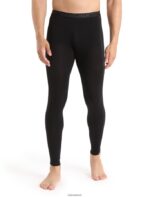 Icebreaker Men BodyfitZone Merino 150 Zone Thermal Leggings Z04NXR346 Clothing Black