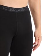 Icebreaker Men BodyfitZone Merino 150 Zone Thermal Leggings Z04NXR346 Clothing Black - Image 3