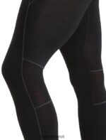 Icebreaker Men BodyfitZone Merino 150 Zone Thermal Leggings Z04NXR346 Clothing Black - Image 6