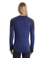 Icebreaker Men BodyfitZone Merino 260 Zone Long Sleeve Crewe Thermal Top Z04NXR436 Clothing Midnight Navy/Royal Navy - Image 2