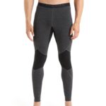 Icebreaker Men BodyfitZone Merino 260 Zone Thermal Leggings Z04NXR344 Clothing Jet Heather/Black