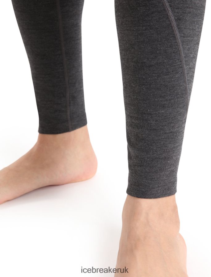 Icebreaker Men BodyfitZone Merino 260 Zone Thermal Leggings Z04NXR344 Clothing Jet Heather/Black - Image 7