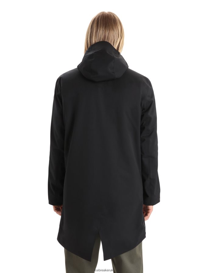 Icebreaker Men City Label Shell+ Merino 4-in-1 Parka Z04NXR241 Clothing Black - Image 2