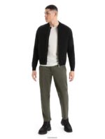Icebreaker Men City Label ZoneKnit Merino Insulated Knit Bomber Z04NXR220 Clothing Black - Image 3