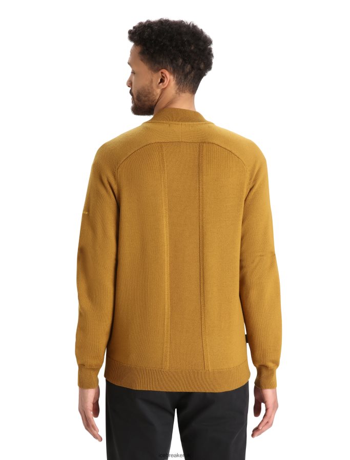 Icebreaker Men City Label ZoneKnit Merino Insulated Knit Bomber Z04NXR418 Clothing Clove - Image 2