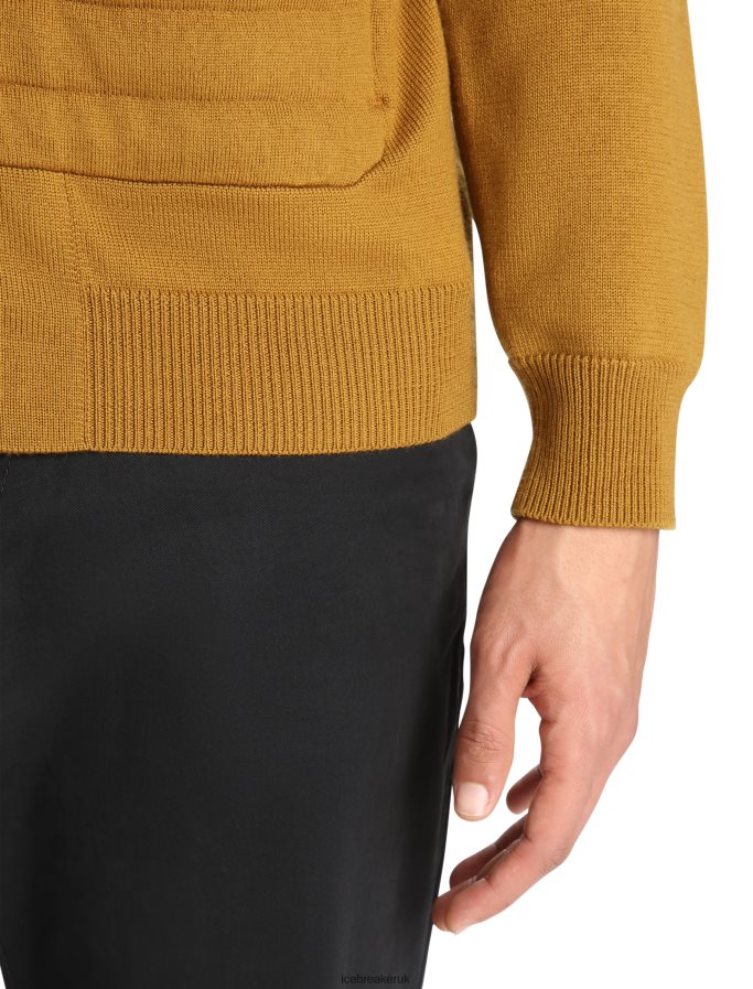 Icebreaker Men City Label ZoneKnit Merino Insulated Knit Bomber Z04NXR418 Clothing Clove - Image 7