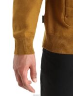 Icebreaker Men City Label ZoneKnit Merino Insulated Knit Bomber Z04NXR418 Clothing Clove - Image 8