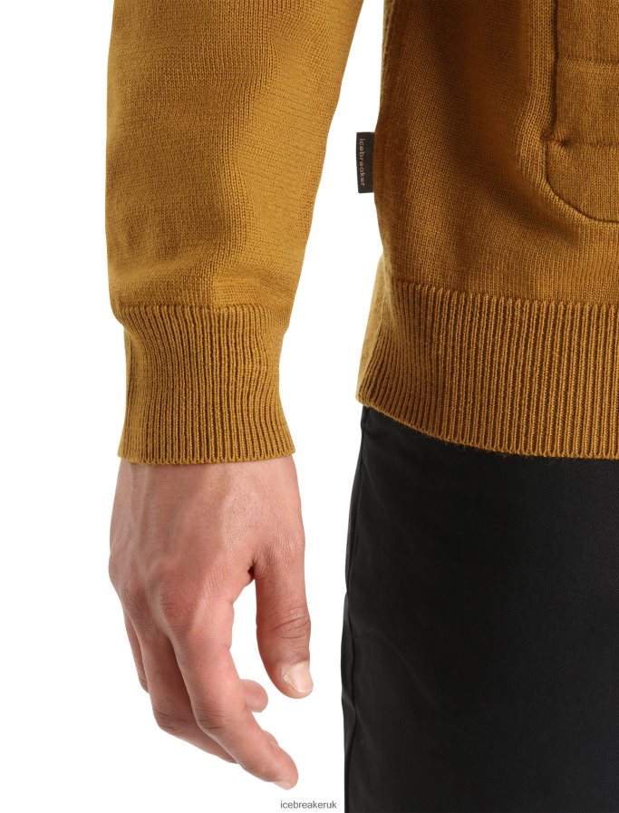Icebreaker Men City Label ZoneKnit Merino Insulated Knit Bomber Z04NXR418 Clothing Clove - Image 8