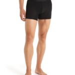 Icebreaker Men Cool-Lite Merino Anatomica Boxers Z04NXR101 Clothing Black
