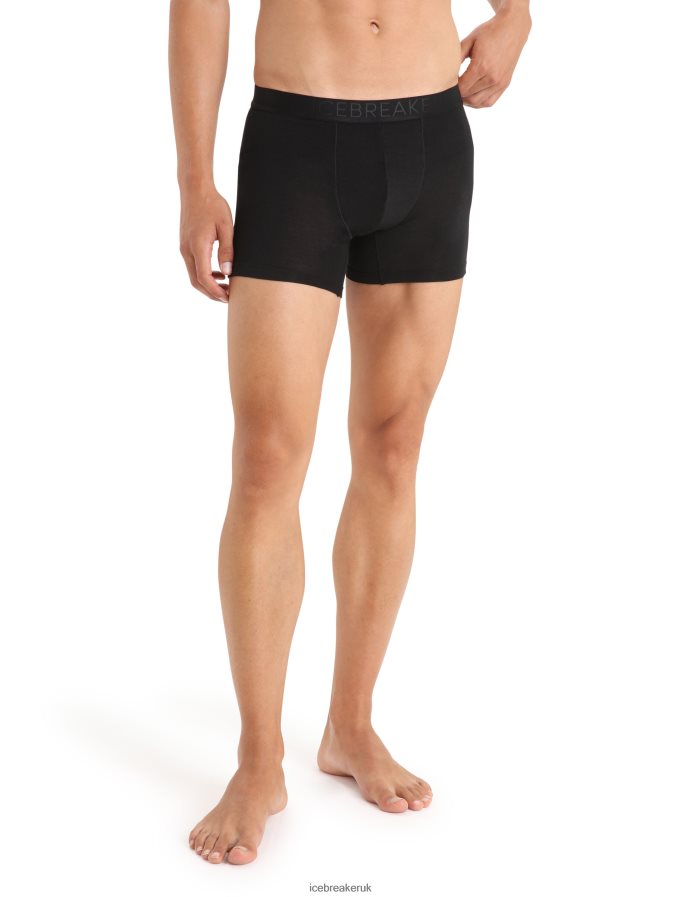 icebreaker_men_cool_lite_merino_anatomica_boxers_z04nxr101_clothing_black.jpg Icebreaker Men Cool-Lite Merino Anatomica Boxers Z04NXR101 Clothing Black - Image 1