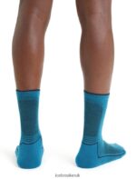 Icebreaker Men Cool-Lite Merino Hike 3Q Crew Socks Z04NXR270 Accessories Geo Blue - Image 2