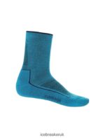 Icebreaker Men Cool-Lite Merino Hike 3Q Crew Socks Z04NXR270 Accessories Geo Blue - Image 4