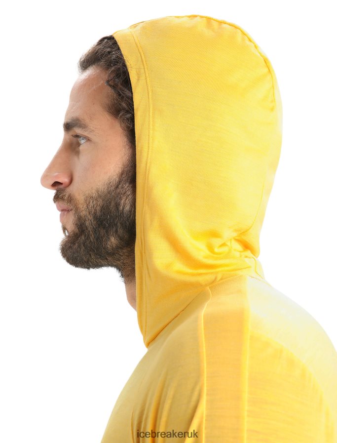 Icebreaker Men Cool-Lite Merino Long Sleeve Hoodie Z04NXR193 Clothing Summer - Image 5