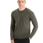 Icebreaker Men Cool-Lite Merino Nova Sweater Sweatshirt Z04NXR424 Clothing Loden