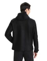Icebreaker Men Felted Merino Hooded Jacket Z04NXR369 Clothing Black - Image 2