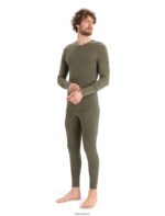 Icebreaker Men Merino 175 Everyday Long Sleeve Crewe Thermal Top Z04NXR163 Clothing Loden - Image 3