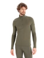 Icebreaker Men Merino 175 Everyday Long Sleeve Half Zip Thermal Top Z04NXR144 Clothing Loden