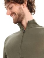 Icebreaker Men Merino 175 Everyday Long Sleeve Half Zip Thermal Top Z04NXR144 Clothing Loden - Image 4