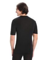 Icebreaker Men Merino 175 Everyday Short Sleeve Crewe Thermal Top Z04NXR161 Clothing Black - Image 2