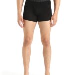 Icebreaker Men Merino 175 Everyday Thermal Boxers With Fly Z04NXR122 Clothing Black