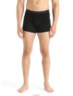 Icebreaker Men Merino 175 Everyday Thermal Boxers With Fly Z04NXR122 Clothing Black
