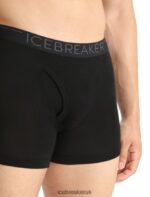 Icebreaker Men Merino 175 Everyday Thermal Boxers With Fly Z04NXR122 Clothing Black - Image 4
