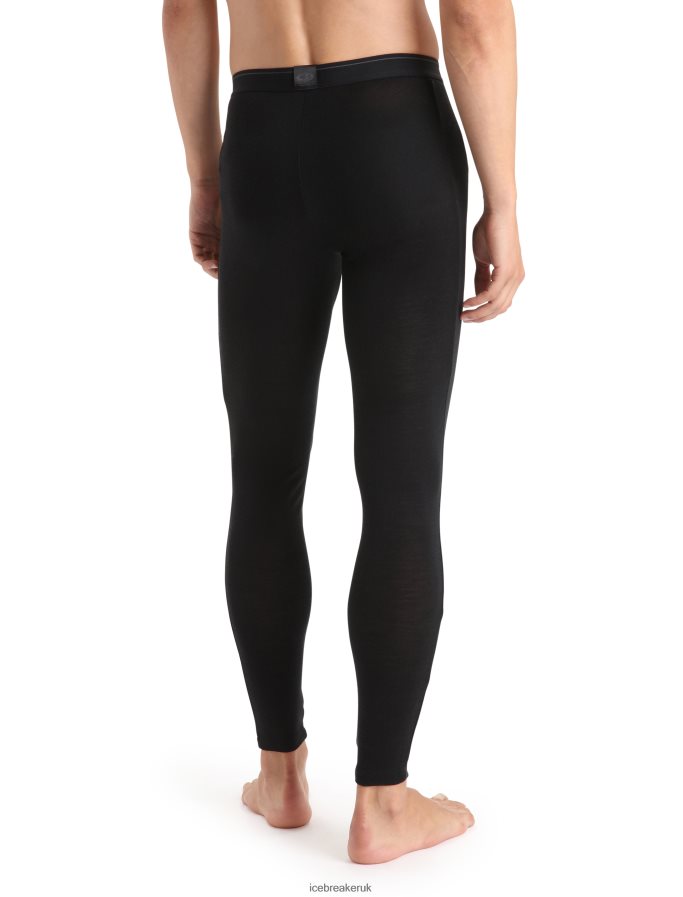 Icebreaker Men Merino 175 Everyday Thermal Leggings With Fly Z04NXR138 Clothing Black - Image 2