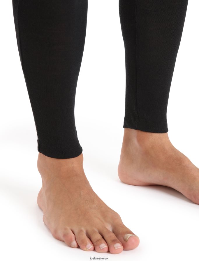 Icebreaker Men Merino 175 Everyday Thermal Leggings With Fly Z04NXR138 Clothing Black - Image 6