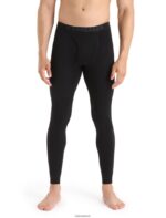 Icebreaker Men Merino 200 Oasis Leggings with Fly Z04NXR145 Clothing Black