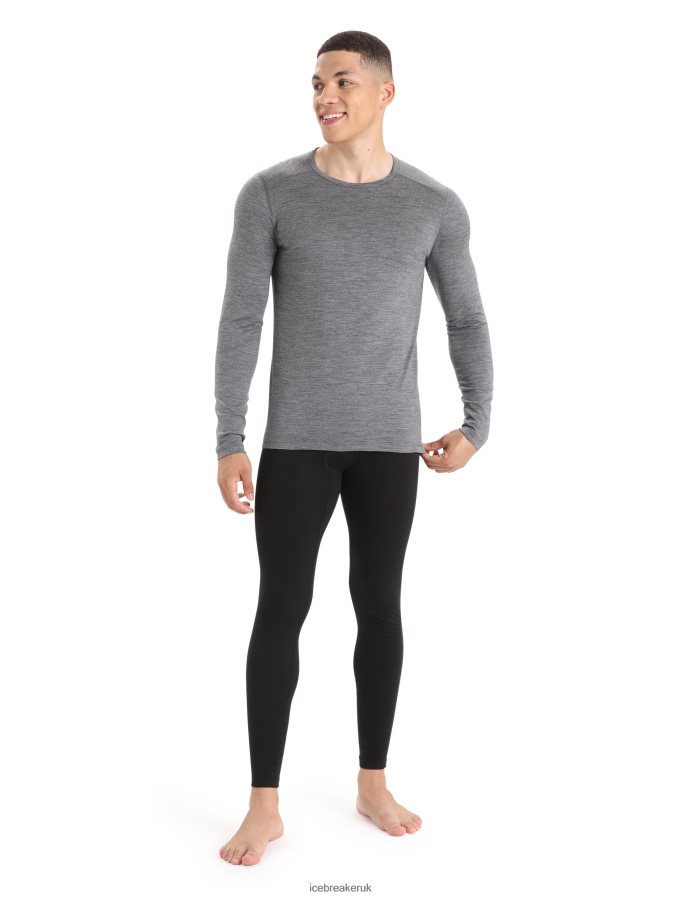 Icebreaker Men Merino 200 Oasis Leggings with Fly Z04NXR145 Clothing Black - Image 3