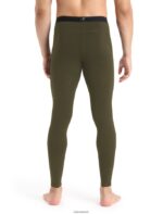 Icebreaker Men Merino 200 Oasis Leggings with Fly Z04NXR148 Clothing Loden - Image 2