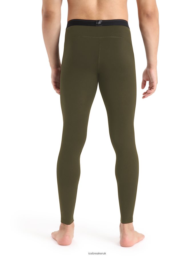 Icebreaker Men Merino 200 Oasis Leggings with Fly Z04NXR148 Clothing Loden - Image 2