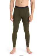 Icebreaker Men Merino 200 Oasis Leggings with Fly Z04NXR148 Clothing Loden