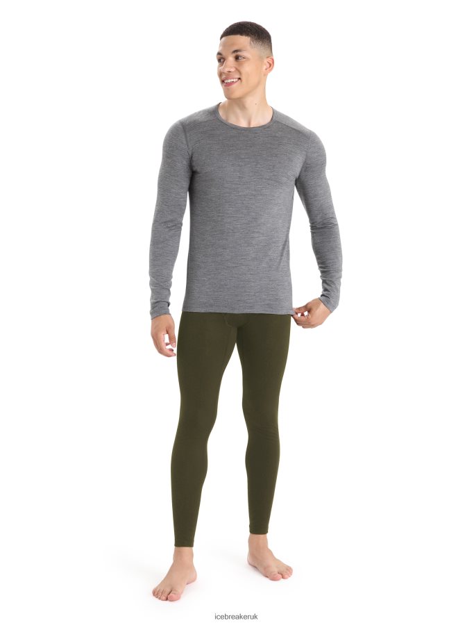 Icebreaker Men Merino 200 Oasis Leggings with Fly Z04NXR148 Clothing Loden - Image 3