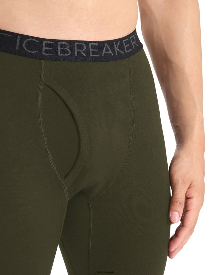 Icebreaker Men Merino 200 Oasis Leggings with Fly Z04NXR148 Clothing Loden - Image 4