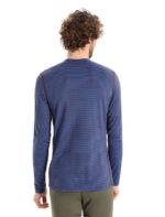 Icebreaker Men Merino 200 Oasis Long Sleeve Crewe Thermal Top Z04NXR445 Clothing Lazurite/Espresso - Image 2